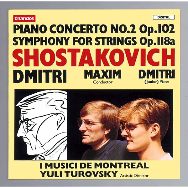 Dmitri Shostakovich, Maxim Shostakovich, Yuli Turovsky, I Musici